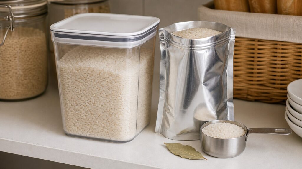 How to Store Rice Long Term: Dry, Airtight Pantry Storage