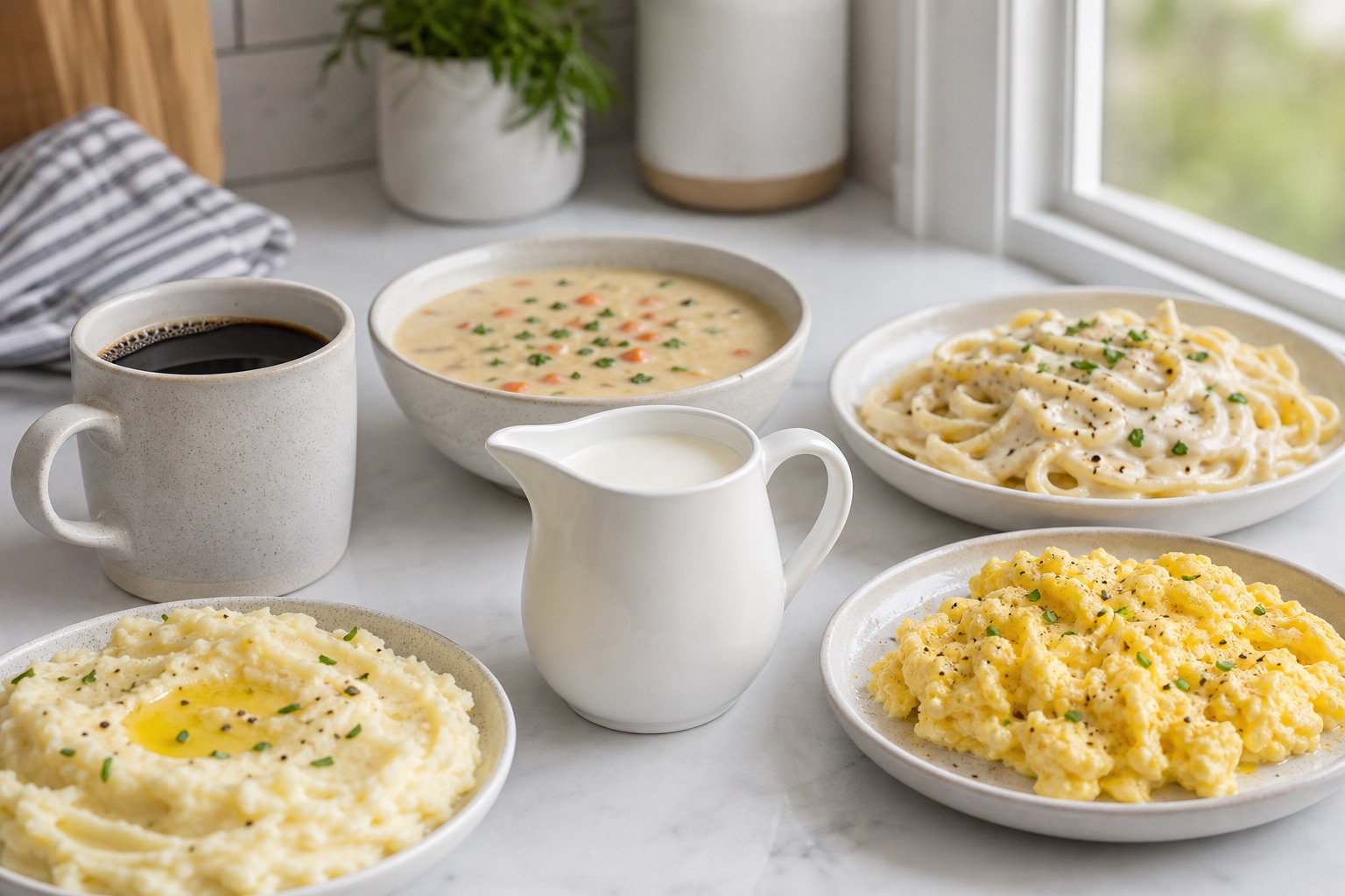 Half Simple Recipes with Half-and-Half: Easy Ways to Use It Before It Spoils